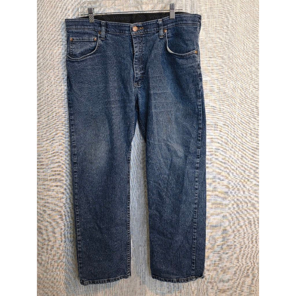 Men's Wrangler‎ Regular Fit Jeans Size 36x29 Blue - Picture 1 of 8